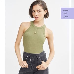 Wesley ribbed tank bodysuit